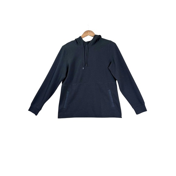 L.L. Bean Tops - LL Bean Womens Pullover Hoodie Sweatshirt S‎ Black Performance Athleisure Gorp